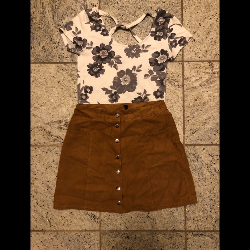 Prince & Fox floral crop top